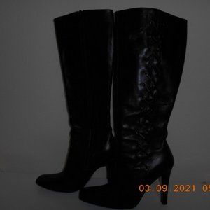 Colin Stuart Black Knee High Boots